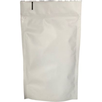 500ml DOYpack sáček BÍLÝ MAT ALU / ZIP