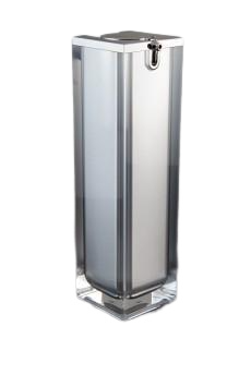 Airless lahvička akrylová stříbrná 40ml