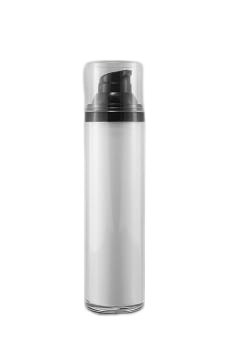 Airless lahvička MAT 100ml s černými detaily