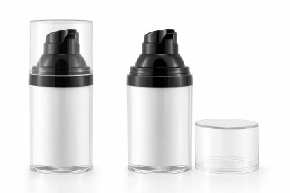 30 ml airless lahvička MAT 2 s černými detaily