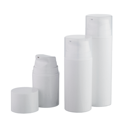 100ml Airless lahvička POLPA bílá + víčko transparent