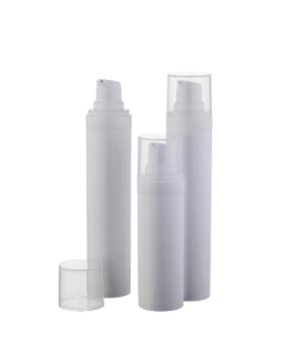 Airless lahvička POLPA LONG 30ml bílá, víčko bílé