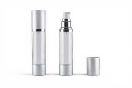 45 ml airless lahvička LUX stříbrná MAT