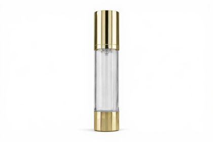 45 ml airless lahvička LUX zlatá LESK