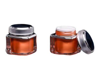 Akrylový kelímek 30ml oranžový dvoustěnný