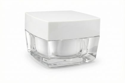 30 ml akrylový kelímek, bílé víčko + PP mezivíčko