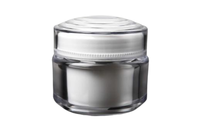 Akrylový kelímek 50ml bílý dvoustěnný