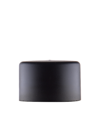 Černý matný šroubovací uzávěr na lahvičky PP 24/410