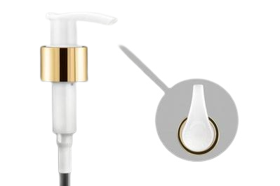 Dávkovač bílo-zlatý 24/410