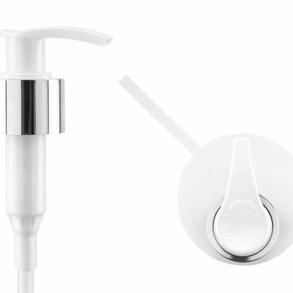 Dávkovač bílý se stříbrným proužkem - klasik 24/410 DP09 [185mm]