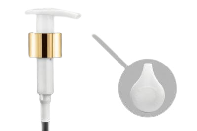 Dávkovač bílý se zlatým detailem 24/410