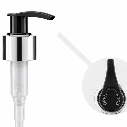 Dávkovač černý se stříbrným proužkem - klasik 24/410 DP09