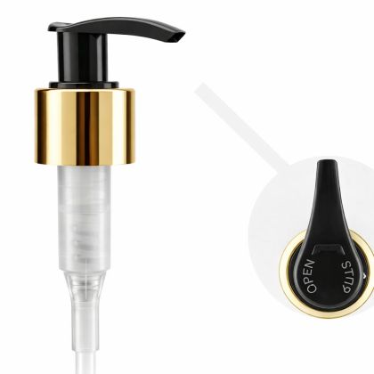 Dávkovač černý se zlatým kroužkem 24/410 DP09 180mm