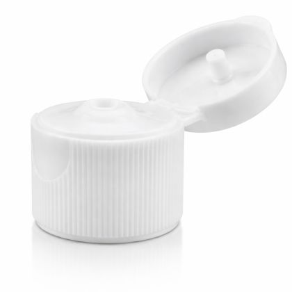 FLIP TOP bílý žebrovaný 18/410