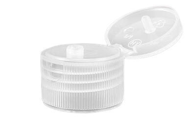 FLIP TOP transparent 24/410