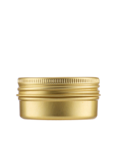 Hliníkový kelímek IRIS 15ml + alu víčko ZLATÝ