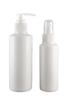 Lahvička plastová bílá 200ml