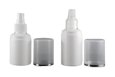 Lahvička plastová bílá 80ml