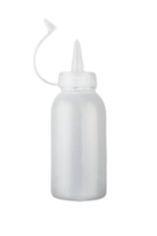 Lahvička plastová bílá s aplikátorem 100ml
