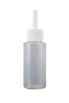 Lahvička plastová čirá s aplikátorem 30ml