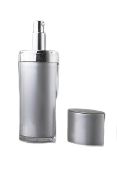 Lahvička plastová stříbrná 40ml