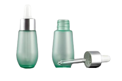 Lahvička plastová zelená 25ml