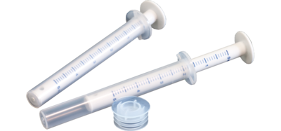 Odměrka ve tvaru stříkačky 10ml - bez aplikátoru