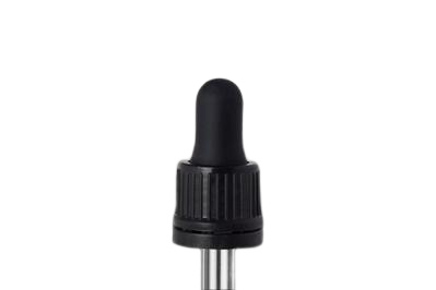 Pipeta černá s pojistným kroužkem 52mm 18/410 pro BO25 10ml