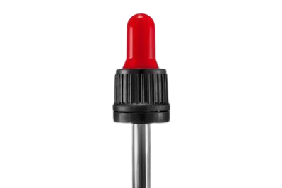 Pipeta černo-červená 18/410