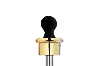 Pipeta černo-zlatá 20ml 20/410