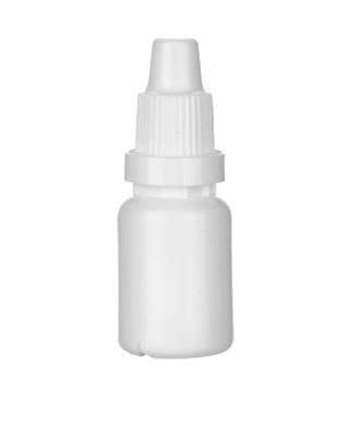 Plastová lahvička bílá s kapací vložkou a šroubovacím uzávěrem 10ml