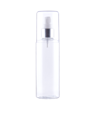 Plastová lahvička CRYSTAL 125ml transparent 20/410 + pumpička