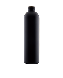 Plastová lahvička HDPE COLI černá 250ml,  mat