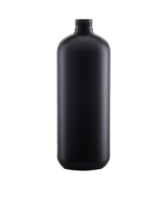 Plastová lahvička HDPE COLI černá 500ml mat
