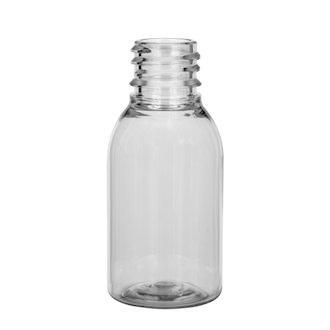 Plastová lahvička PETE  25ml - čirá 18/410