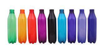 Plastová lahvička RAKETA  250ml - barevná 28/410