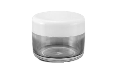 Plastový kelímek 10ml čirý s bílým víčkem