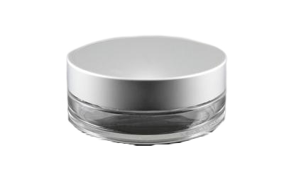 Plastový kelímek 15ml čirý se stříbrným víčkem