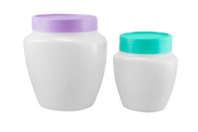 Plastový kelímek 250ml bílý s barevným víčkem