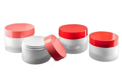 Plastový kelímek 250ml bílý s oranžovým víčkem