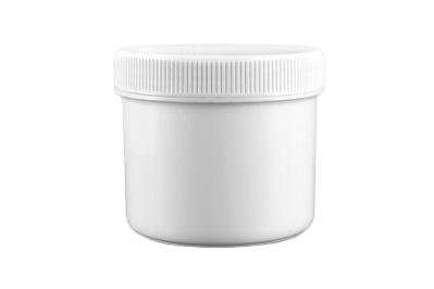 Plastový kelímek 300ml bílý s víčkem