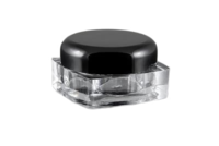 Plastový kelímek hranatý 3ml, transparent S02