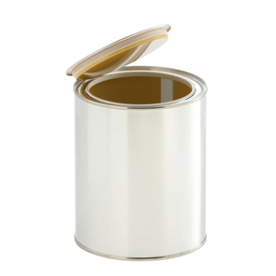 Plechová dóza - páka víko 1000ml s vnitřním potahem