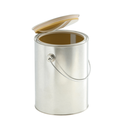 Plechová dóza s rukojetí - páka víko 2500ml s vnitřním potahem