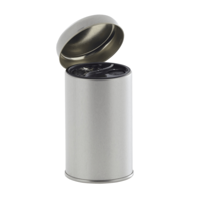 Plechová kořenka 175ml stříbrná