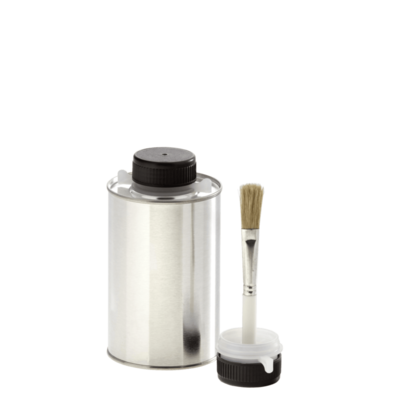 Plechová lahev 500ml + uzávěr se štětcem