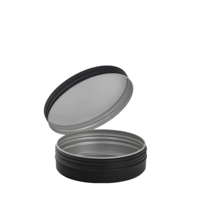 Plechový kelímek 125ml černý