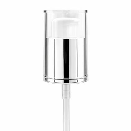 Pumpička stříbrno-bílá 68mm 20/410