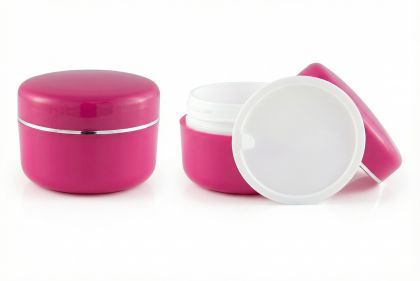 5 ml kelímek AISHA růžový se stříbrným proužkem