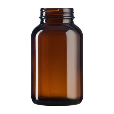 Skleněná dóza PHARMA hnědá 250ml